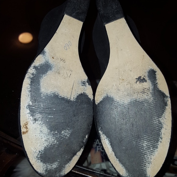 Michael Kors Black Suede Wedges - Picture 7 of 7